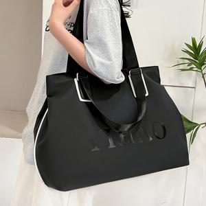 TEMU 여성을 위한 대용량 옥스포드 원단 토트백 - 