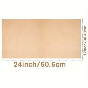 TEMU 툴링, 조각, 염색, 새김용으로 사용되는 A급 식물 염색 풀 그레인 가죽 1.8-2.1mm 두께의 12x12인치 정사각형 가죽 사전 절단