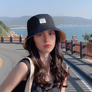 TEMU 여성용 양면 착용 가능한 버킷 햇, 자외선 차단 와이드 브림 다재다능한 양면 착용, 캐주얼 선캡, 다양한 색상|벙거지모자