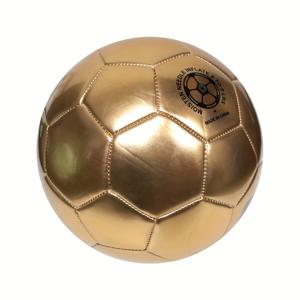 TEMU 골든 축구공 5호 - 두껍게 된 PVC, 기계로 꿰맨 내구성 있는 성인용 축구공, 남녀 공용, 14세 이상 적합