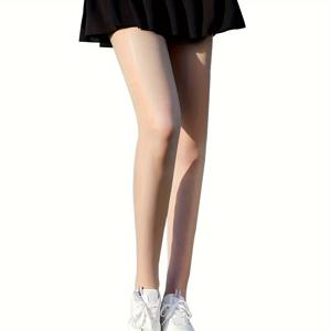 TEMU 여성용 골프 스타킹, 야외 양말 얇은 통기성 점프수트 레온 양말 고 탄성 골프 양말