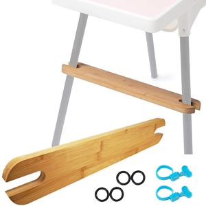 TEMU 조절 가능한 하이체어 발받이 - 자연적인 바마부, IKEA Antilop 하이체어 액세서리와 호환 가능, 어린이를 위한 이상적인 하이체어 발받이, 사무실 책상 발받이 | 현대 사무실 액세서리 | 바마부 발받이|책상|발받침대|의자