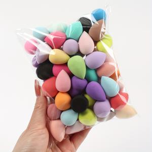 TEMU 미니 60 메이크업 스펀지, 파운데이션 혼합용 뷰티 스펀지, 액체, 크림 및 파우더 완벽, 멀티 컬러 메이크업 스펀지, 라텍스 프리 건식 및 습식 파운데이션 메이크업, 모든 피부 타입에 적합
