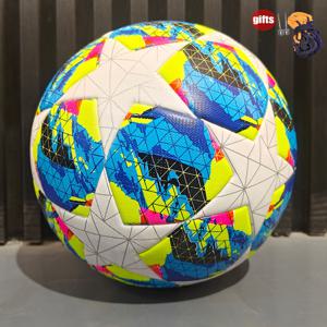 TEMU 튼튼한 No.5 인조 가죽 축구공 - 성인 및 청소년 훈련 및 대회용 무봉제, 고탄력, 폭발 방지, 뜨거운 접착, 내마모성