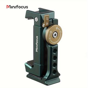 TEMU 미니포커스 360° 모바일 폰 마운트, 아르카 38mm 슬라이드 슬롯 및 퀵 릴리스 - iPhone, 삼성 및 기타 스마트폰에 적합 - 알루미늄 합금 구조