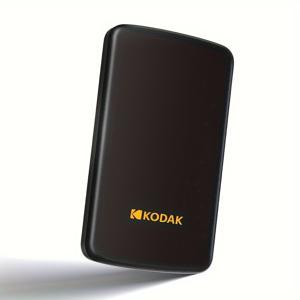 TEMU KODAK HDD 1TB 휴대용 외장 하드 드라이브, 500GB 대용량 기계식 하드 드라이브 플러그 앤 플레이 USB 3.0, PC 맥 노트북 PS4 Xbox One Xbox 게임/파일/비디오/음악 빠른 저장 및 전송, 코닥