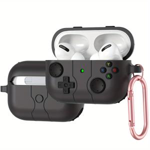 TEMU Airpods 4 1/2/3/Pro2/Pro용 게임 플레이어 케이스 이어폰 커버