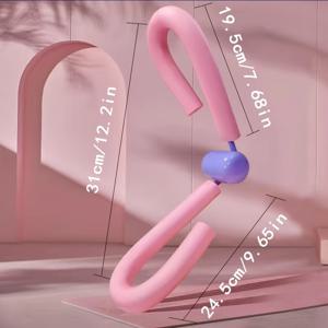 TEMU 골반 바닥 & 허벅지 트레이너 - 휴대용 피트니스 장비, 몸매 조절, 다리 & 엉덩이 탄력 강화, 강화 및 산후 회복