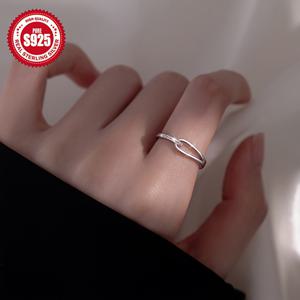 TEMU 엘레강트 925 스털링 실버 조절 가능 오픈 링, 18K 골드 도금 루퍼트의 눈물 디자인, 저자극성 빈티지 스타일, 데일리 웨어 및 선물용으로 완벽, 마디 그라 데이 스페셜, 올 시즌 주얼리, 산화 방지 포장 포함|반지|빈티지