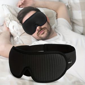 TEMU 1개 울트라 3D 통기성 수면 마스크 - 깊은, 편안한 잠을 위한 빛 및 소음 차단 - 세탁 쉬움, 알코올 프리 재질, 무향료, 여행자 & 가정용 이상적 아버지의 날, 어머니의 날 선물