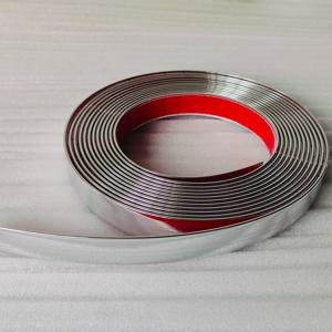 TEMU 5m 실버 자가 접착 PVC 코너 비드 테이프 - 하이 글로스, 벽 코너, 문/창 밀봉, 벽지 이음새 커버, 장식 테두리