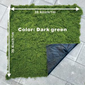TEMU 인공 이끼 벽 매트, 퇴색 방지 재사용 가능한 꽃 이끼, DIY 홈 가든, 미니 풍경 및 장식 악센트용 – 웨딩, 카페, 쇼핑몰 윈도우 장식에 이상적 – 군용 녹색