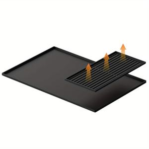 TEMU 1 세트, 실리콘 커피 매트, 24'' x 16'' 커피 바 매트, 주방 카운터탑용 분리식 접시 건조 매트, 커피 바 액세서리, 커피 메이커, 커피 머신, 머신, 접시 랙, 커피 메이커, 커피 냄비, 아이스 메이커|식기건조기