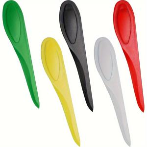 TEMU 5-팩 플라스틱 포인트 터너 및 솔기 크리저 재봉 도구 - PVC 솔기 프레싱 액세서리, 재봉, 퀼팅 및 DIY 공예품