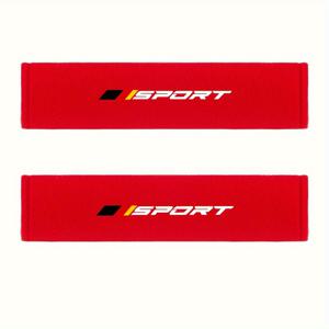 TEMU 2개 세트 부드러운 플리스 자동차 시트 벨트 커버, BMW, Audi, Mercedes-Benz, Volkswagen, Ford용 어깨 보호대 - 직물 소재, 편안한 운전 | 스포티한 룩 | 내구성 있는 패브릭, 시트 벨트 액세서리