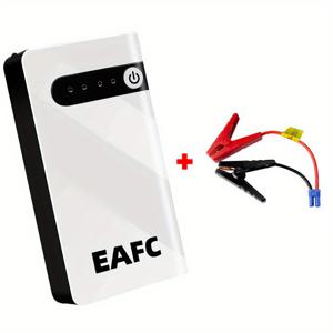 TEMU EAFC 휴대용 자동차 배터리 스타터 - 12V USB-C 전원 은행, 5.0L 가솔린, 3.0L 디젤 자동차용 점프 스타터, 비상 자동차 시작 장치, 리튬 배터리-폴리머, 자동차 부스터 폰 전원 은행