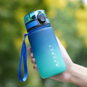 TEMU 20oz 누수 방지 스포츠 물병, 시간 표시 및 원클릭 캡 - 사이클링, 러닝 및 야외 활동에 완벽, PVC 무함유