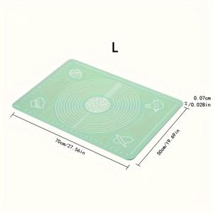 TEMU 1개 실리콘 페이스트리 매트, 99% 항균, 미끄럼 방지, 끈적임 방지, 내구성, 내열성, 세척이 쉬움, 반죽 밀기, 빵, 사탕, 쿠키 만들기 및 베이킹, 주방 가제트, 가정 주방 필수품