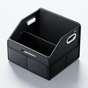 TEMU 1개 PU 가죽 자동차 트렁크 정리함, 접이식 보관함 - 아우디, for BMW, , 폭스바겐, 포드, 다기능 차량 액세서리