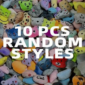TEMU 10/30 팩 귀여운 플러시 병아리, 토끼, 곰, 새끼 고양이 매력, DIY 공예 액세서리, 가방, 신발, 쥬얼리용 패브릭 패치, 접착제 뒷면, 폴리에스터, DIY 쥬얼리 만들기 용품