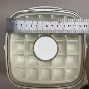 TEMU 이지프레스 뚜껑이 있는 48개 아이스 큐브 메이커 - 대용량, 이중층 디자인, 식품 등급 플라스틱 냉동고 보관 트레이. 필수 주방 도구. 가족을 위한 RV 주방, RV 냉장고 부품|냉장고|냉동고