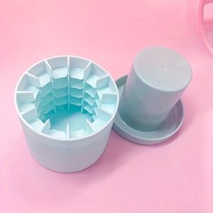 TEMU 1pc 실리콘 실린더 아이스 트레이 - 쉬운 릴리스 미니 아이스 버킷 보관 컵 몰드 음료 냉각, 내구성 있는 가정 바 주방 액세서리|얼음트레이