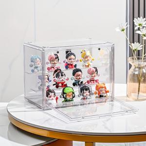 TEMU 1개, 액션 피규어 보관함, 미스터리 박스, 인형 정리 상자, 아크릴 디스플레이 박스, 투명한 수납 상자, 조립 완료 장난감 보관 및 전시용 상자, 크리스마스 데이 새해 장식|바비인형
