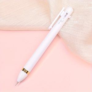 TEMU 4-in-1 네일 도팅 펜 - 4종 교체 가능한 팁 포함, 플로럴 디자인 스텐실, 정밀 도팅 도구, DIY 네일 아트용, 인체공학적 화이트 & 골드 매니큐어 펜, 홈 사용을 위한 프로페셔널 네일 액세서리, 플로럴 패턴 도구