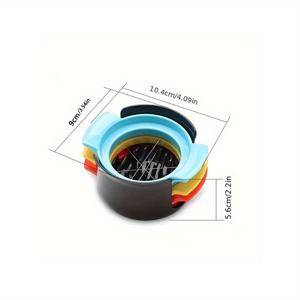 TEMU 3-in-1 스테인리스 스틸 계란 슬라이서 & 커터 세트 - 완벽하게 슬라이스, 컷, 그리고 셰이브드 계란, 과일 & 채소용 다용도 주방 가제트 - 내구성 있고, 쉽게 청소할 수 있음