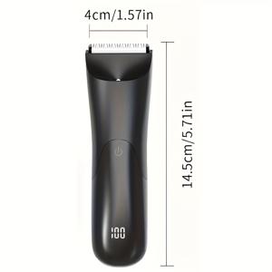 TEMU 남성용 신체 털 트리머, 전기 면도기, 전기 털 트리머, 남성용 면도기 트리머 - 다목적, USB 충전 (내장 배터리), 500mAh 충전식 리튬 배터리, 충전식 배터리