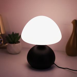 TEMU 1개 심플 크리에이티브 레트로 볼 컬럼 베이스 버섯 테이블 램프, USB 플러그인, 세 가지 색상, 전환 가능하고 무한 조절, 데스크탑 장식 램프, 야간 조명, 선물 램프, 침실, 공부방, 기숙사, 거실, 다양한 행사에 적합