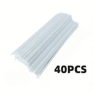 TEMU 40개 팩 유리 섬유 정원 후프, 78-87 인치 () 녹 방지 지지대, 상자 침대, 온실 그물 및 열 덮개, DIY 미니 온실 키트