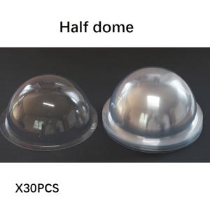 TEMU 30개의 투명한 플라스틱 패키지, 반구형 평면 가장자리, DIY 공예, 선물 포장, 현금, 카드, 생일 선물 용품에 적합 (9cm/3.54인치)