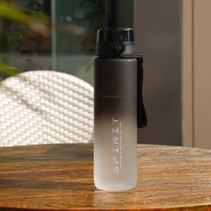 TEMU 1pc 그라데이트 스포츠 물병 1000ml/750ml/600ml, 누출 방지, 시간 용량 표시, PVC 프리 PC 재질, 야외, 달리기, 사이클링, 체육관, 등산, 데이, 크리스마스, 새해 선물에 이상적