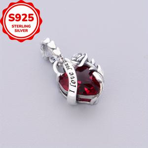 TEMU 1pc 925 스테링 실버 