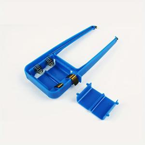 TEMU 1개 DIY 폼 랜드스케이프 커터 키트 - 블루 & 골든, 창의적인 공예 및 KT 보드 프로젝트용 스프링 메커니즘 수동 스펀지 블록 성형 도구