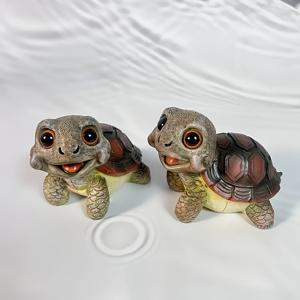 TEMU 귀여운 큰 눈의 거북이 조각품, 집 장식용 레진 장식품, 방, 정원, 사무실 장식에 적합, 또한 바다 아쿠아리움 장식으로 사용할 수 있으며, 데이와 추수 감사절을 위한 완벽한 선물이 됩니다.