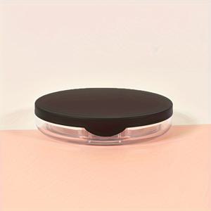 TEMU 컴팩트 3g 파우더 컴팩트 미러 및 탄성 네트 포함 - 스펀지 어플리케이터가 있는 휴대용 미니 메이크업 케이스, 이동 중 터치업을 위한 여행 친화적 디자인, 컴팩트 뷰티 도구 | 슬릭 라운드 컴팩트 | 수납 거울, 가방에 넣기 좋은 컴팩트 미러