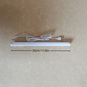 TEMU 스위치가 있는 아크릴 USB 전원 조절 가능한 야간 조명, 거실, 침실, 기숙사, 캐비닛 아래 및 시장 가판대용 삼색
