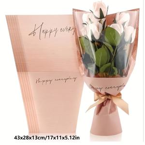 TEMU 10개/세트, 크래프트 종이 꽃 포장지, 부케 장식용, 플로리스트 용품, 결혼식 및 이벤트 장식, DIY, 생일, 발렌타인데이, 어머니날 선물, 꽃이나 리본은 포함되지 않습니다