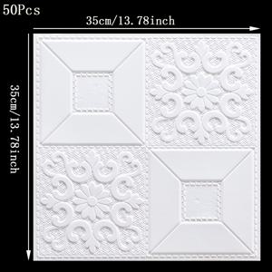 TEMU 10/20/30장 자가 접착 플라스틱 벽 스티커, 35x35cm, 현대적인 꽃 무늬, 방수 습기 방지, 세척 가능한 벽지 거실 침실, 욕실 주방 복도 장식, 사무실 기숙사 배경 벽 개선