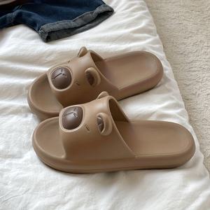 TEMU 여성을 위한 만화 카피바라 슬리퍼, 캐주얼 올시즌 실내/실외 패션 간단한 커플/가족 슬립온 신발, EVA 소재, 손세탁 가능