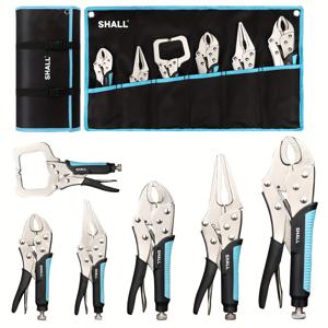 TEMU SHALL 6pcs 잠금용 플라이어, 비스 그립 플라이어 세트, 5