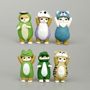TEMU 6개의 동물 주제 피규어 세트, PVC로 만든 고양이 조각품을 특징으로, 방 장식, 모델 수집, 또는 자동차 중앙에 사용할 수 있는 완벽한 제품입니다. 크리스마스 선물, 새해 선물, 생일 선물에 이상적입니다.