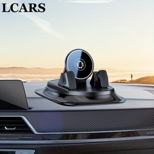 TEMU LCARS 360° 회전 가능한 차량용 폰 홀더, ABS 소재와 실리콘 미끄럼 방지 그립, 조절 가능한 대시보드 마운트, 호환성, 차량, 사무실 및 가정에서 수평/수직 화면 사용을 위한 명확한 시야|그립톡