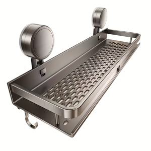 TEMU 1pc 방수 벽걸이 샤워 캐디 - 헤비 듀티 폴리시드 핏 플로팅 셸프, 수건 후크, 샴푸, 비누 및 액세서리용 공간 절약형 욕실 정리대, 욕실 정리대 및 보관, 욕실 트레이, 욕실 트레이|수건|악세사리|정리함