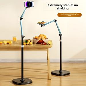 TEMU 1pc 초고정성 360° 회전식 진동 방지 폰 마운트 - 라이브 스트리밍, 유튜브 쇼트 촬영, 콘텐츠 생성을 위한 전문 비디오 녹화 스탠드, 조절 가능한 높이, 철제 베이스, 라이브 스트리밍 장비|현대 미적|조절 가능한 높이 스탠드, 폰 마운트|휴대폰거치대|필름