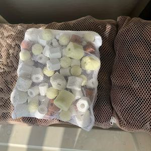 TEMU 500g 다양한 생물 공구 아쿠아리움 필터 미디엄 - 고품질 세라믹 재료, 물질 및 투명도 향상, 어항 필터링에 이상적, 전기 필요 없음, 아쿠아리움 필터링 | 장식용 아쿠아리움 미디엄 | 자연석 외형, 아쿠아리움 장식