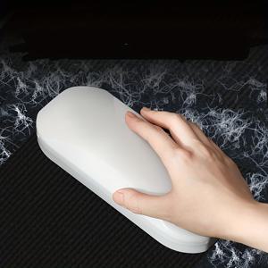 TEMU 휴대용 린트 롤러 및 이물질 제거기 1개 - 애완동물 털, 부스러기 및 작은 물건을 위한 인체공학적 소프트 브러시 - 침대, 소파, 의류 및 테이블 청소용 컴팩트 디자인 - 재사용 가능한 ABS 플라스틱 내장 수납함, 옷용 린트 리무버