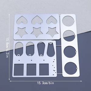TEMU 1개 새로운 작은 라벨/태그 금속 커팅 다이 몰드 스크랩북 장식 엠보싱 포토 앨범 장식 카드 만들기 DIY 수공예 컷 다이